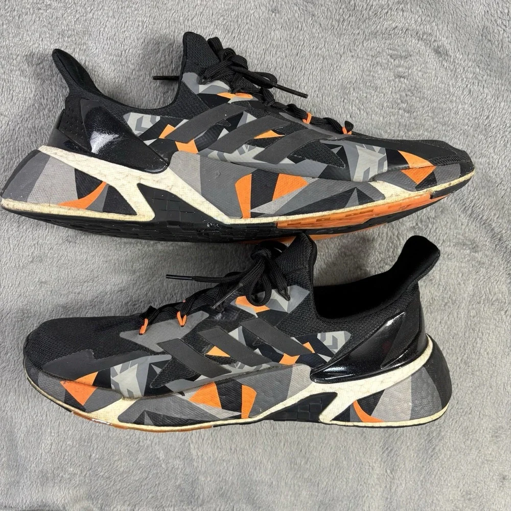 Adidas Shoes X9000L4 Mens 13 Running Sneakers Black Orange FW8413 Athletic Sport